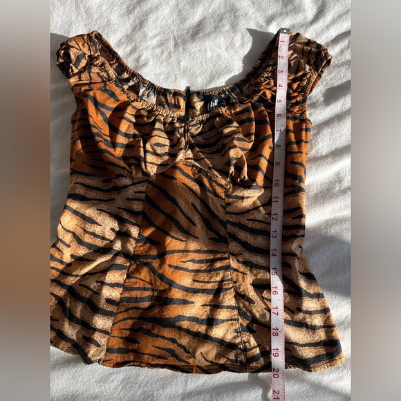 Hell Bunny Tora Tiger Print Rockabilly Pinup Retro Y2K Cottagecore Vintage Style - Picture 8 of 10